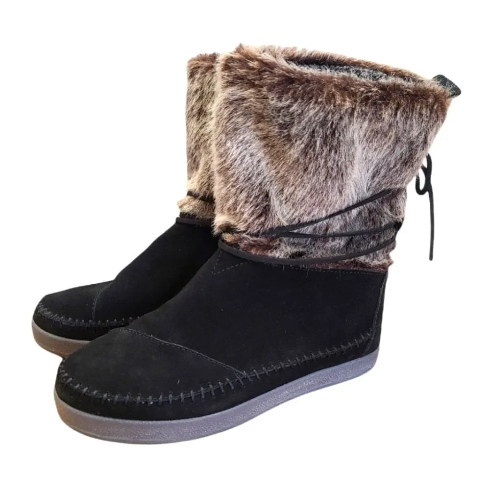 TOMS Nepal Suede Winter Boots Womens size 7